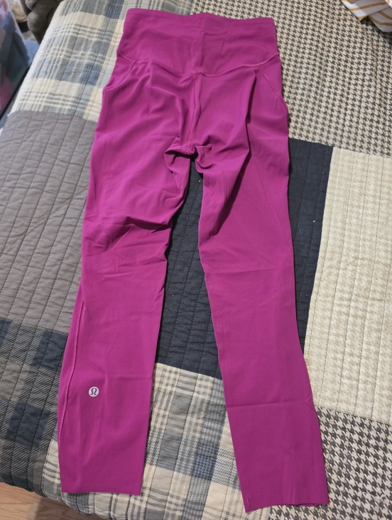 lululemon athletica Pants - lululemon athletica High-Waist Leggings - Bright Magenta